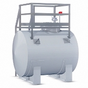 РГСН-5 представляет собой металлический цилиндр для наземного горизонтального размещения нефтепродуктов, воды технологического, противопожарного или питьевого назначения.