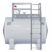 Резервуары РГСН-25 используются для хранения жидкостей - бензина, мазута, дизельного топлива, нефтепродуктов, питьевой воды и других жидких сред.